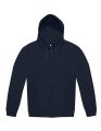Heren Hoodie Zip ID.334 B&C WG006 Navy